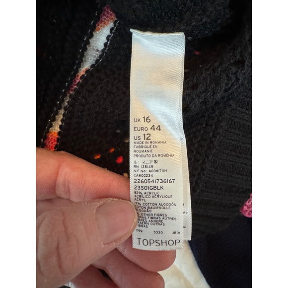 Top‎ shop sweater - size 12 - Picture 4 of 5